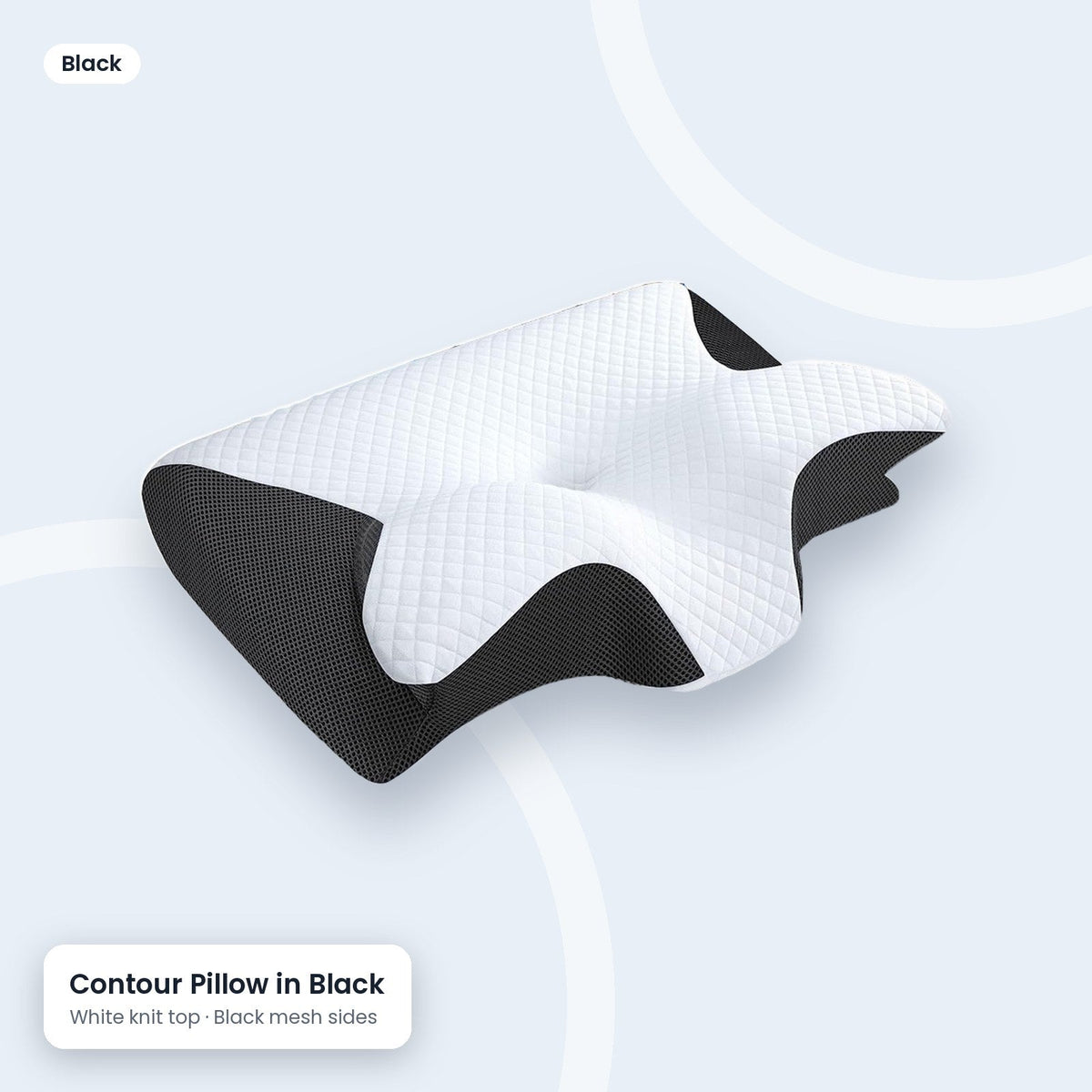 Valynest Contour Pillow in black
